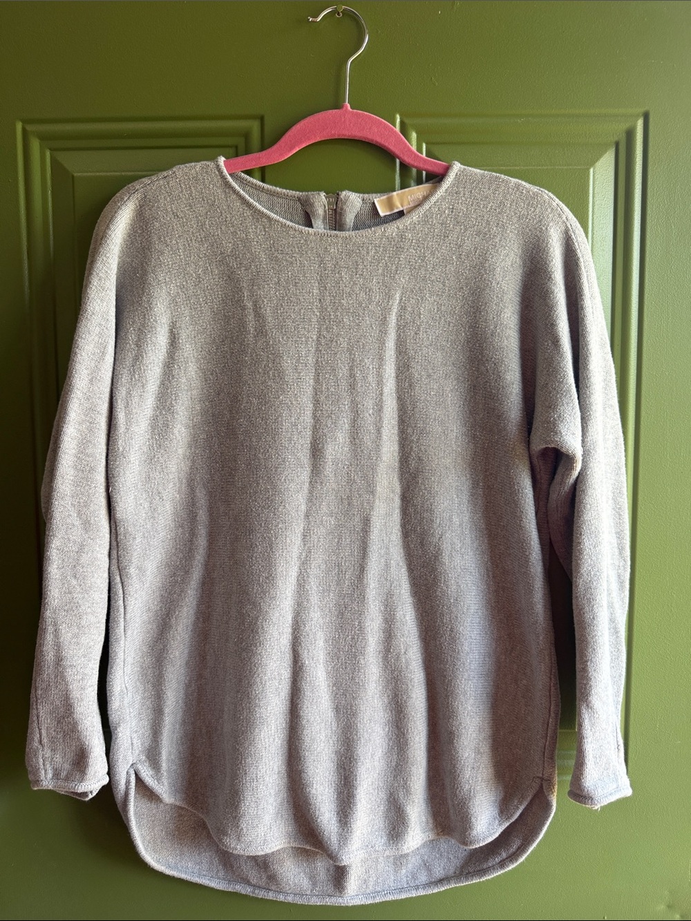 Michael Kors Heather Gray Crewneck Sweater